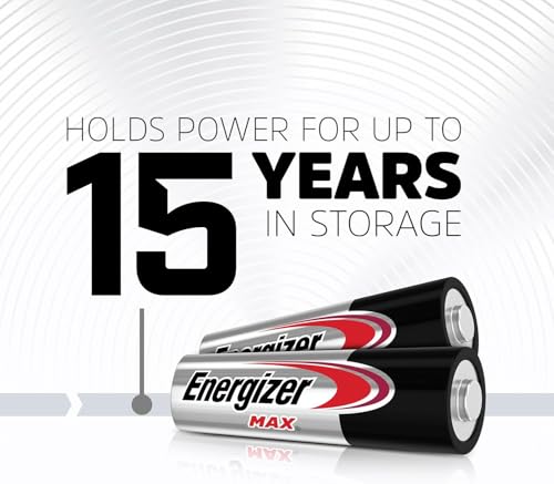 Image of Energizer AA Batteries, Double A Max Alkaline Batteries, Enhanced Energy, Long-Lasting Power and Protection for Your Everyday Devices!
