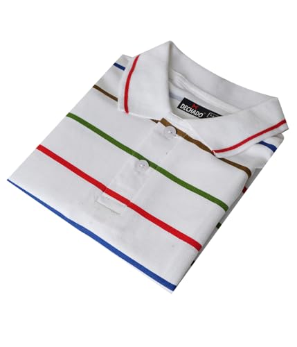 Image of DECHADO Pure Cotton Half Sleeve Polo Neck Regular Fit Boys T-Shirt | Kids T-Shirt | Boys T-Shirt | Tshirts for Kids Boys | Cotton Tshirt