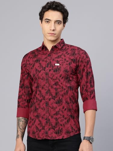 Image of Majestic Man Pure Cotton Printed Trendy & Comfortable Casual Shirt