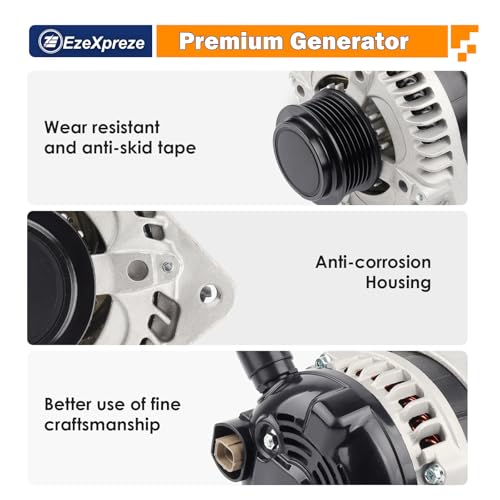 Image of Ezexpreze Alternator Fit for Honda Odyssey 3.5L V6 2014-2017,130Amp CW,OE#11775 31100-RV0-A11 400-52718R