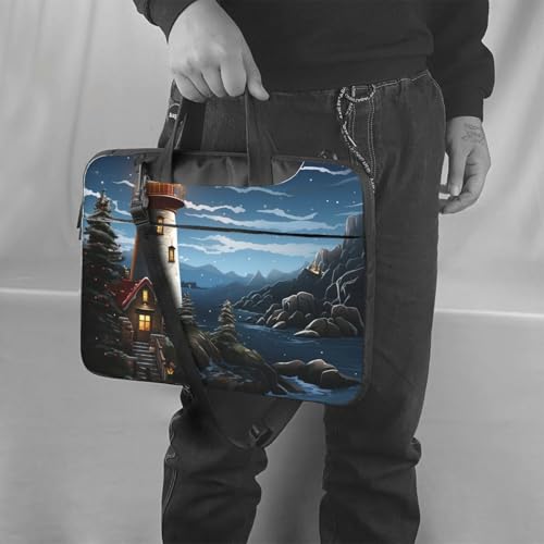 Bolsa para portátil unisex negra de 13 pulgadas miniatura 2
