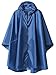 Imperméable Poncho avec Capuche Zip pour Adulte Bleu foncé, Taille unique