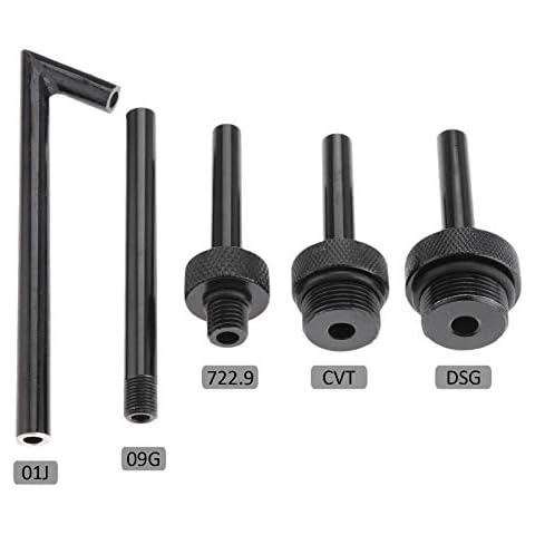SURIEEN 5Pcs Transmission Service Fluid Oil Filling Filler Adapter ATF Compatible with DSG CVT 09G 01J 722.9 for VW Audi Benz Cover