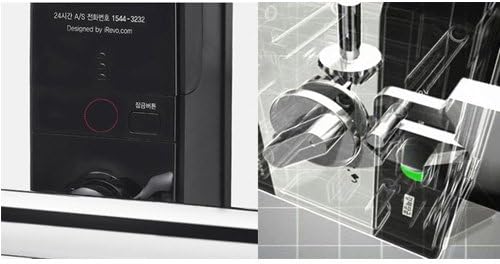 Gateman WG-100 Digital Door Lock showing emergency power input and internal mechanism