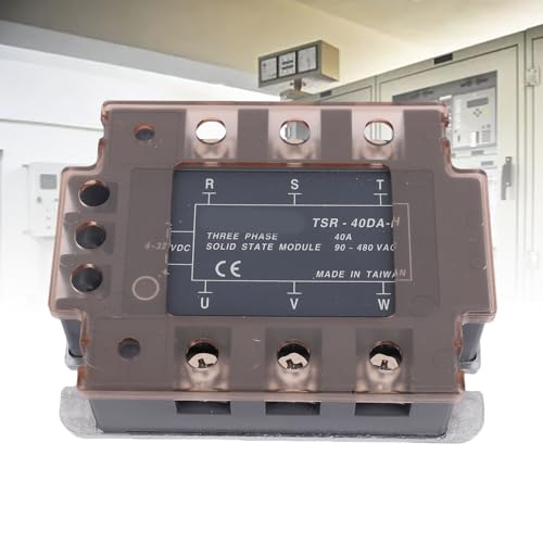 Relais statique triphase electronique et module de thyristor pour reponse instantanee