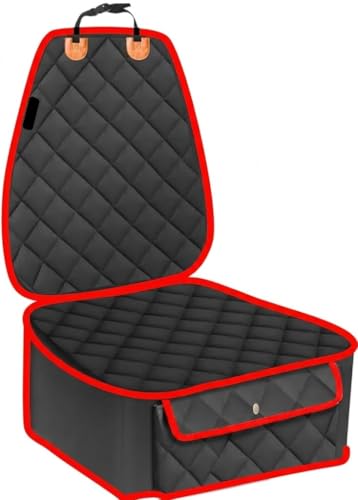 Image of Dog car seat Cover (Red, Front Car Seat Cover)