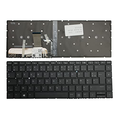 Clavier HP EliteBook 1040 G5 rétro-éclairé noir et argent Power4Laptops