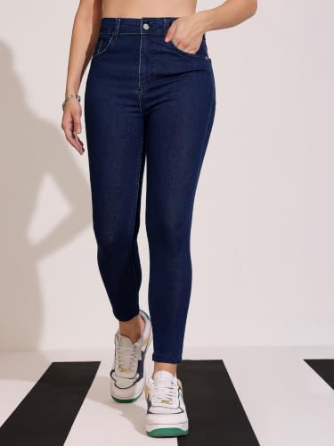 Image of Dolce Crudo Distressed High Rise Skinny Jeans for Women