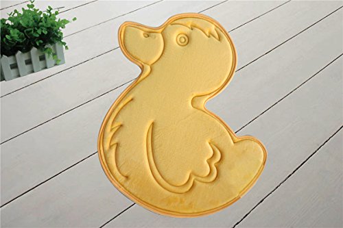 Memory Foam Bath Mat-Incredibly Soft and Absorbent Rug, Cozy Velvet Non-Slip Mats Use for Kitchen or Bathroom (22 Inch x 27 Inch, Duck)