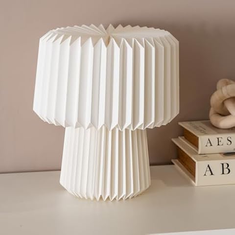 White Origami Table Lamp for Any Room Cover