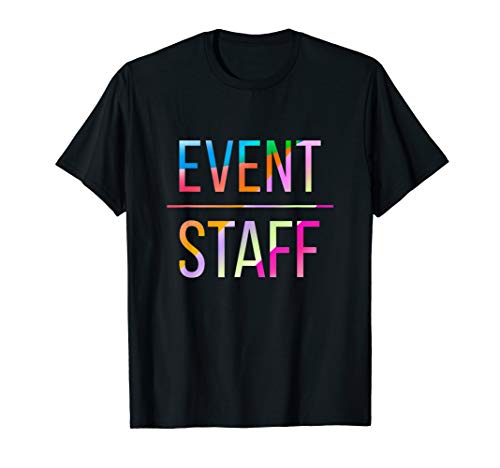 Event staff shirt front design color party crew uniform…