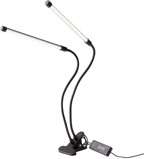 Lakeside Dual LED Desk Lamp with Clamp