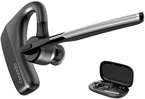 Conambo Bluetooth Headset mit CVC 8.0 und ENC-Rauschunterdrückung | 16h Gesprächszeit, Schnellladung 1,5h kabellos Kristallklare Telefonate für Homeoffice Autofahren/Büro/Geschäft