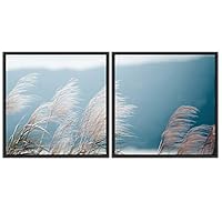 2 Piece Framed Canvas Wall Art Natural Landscape Canvas Prints Home Artwork Decoration for Living Room,Bedroom - 16
