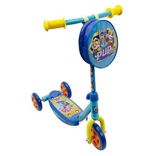 Playwheels Paw Patrol 3-Wheel Kids Scooter With Accessory Pouch, Blue #TOP1