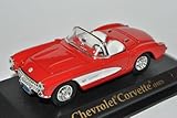 corvette cabrio 2019 Aus Metall mit Plastikteilen Chevrolet Chevy Corvette C1 Cabrio Rot 1953-1962 1/43 Yatming Modell Auto