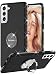 Henpone Samsung Galaxy S9 Case, Lilac Purple Girly Glitter Phone Cover with Kickstand Grip Finger Ring Stand Slim Protective Luxury Diamond Sparkle Bling Galaxy S9 Case for Women Girls - Purple