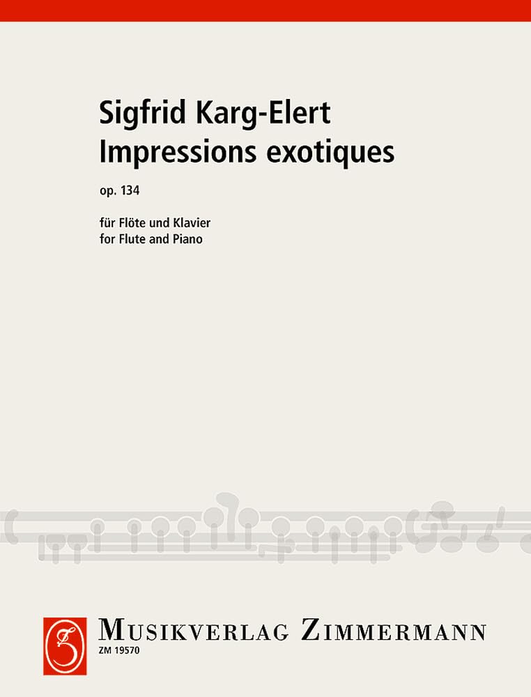 Impressions exotiques: op. 134. flute and piano.
