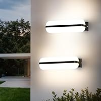 Zwarte LED-spot 20W SMD 1600Lm Neutraal wit 4000K 230V Buiten/Binnen