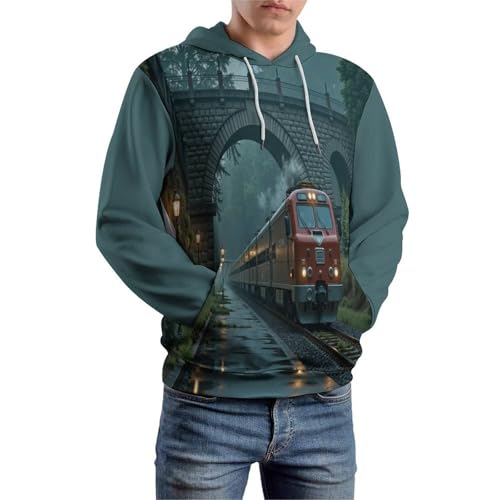 Sweatshirt avec poches au look Harajuku pour vos sorties urbaines