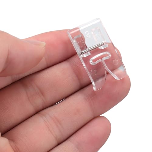 Pie prensatela transparente 7mm universal para máquina de coser miniatura 6