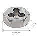 Utoolmart Hex Rethreading Die, UNF 10-32 Carbon Steel Thread Die, Hex Rethreading Die Machine Thread Die, Hexagon Taper Pipe