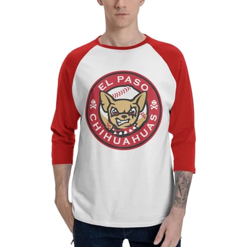 El Paso Chihuahuas Men'S Raglan Sleeves Baseball T-Shirts