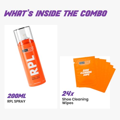 Image of SNEAKARE RPL (200ml) Spray with Shoe Wipes (Pk-24)