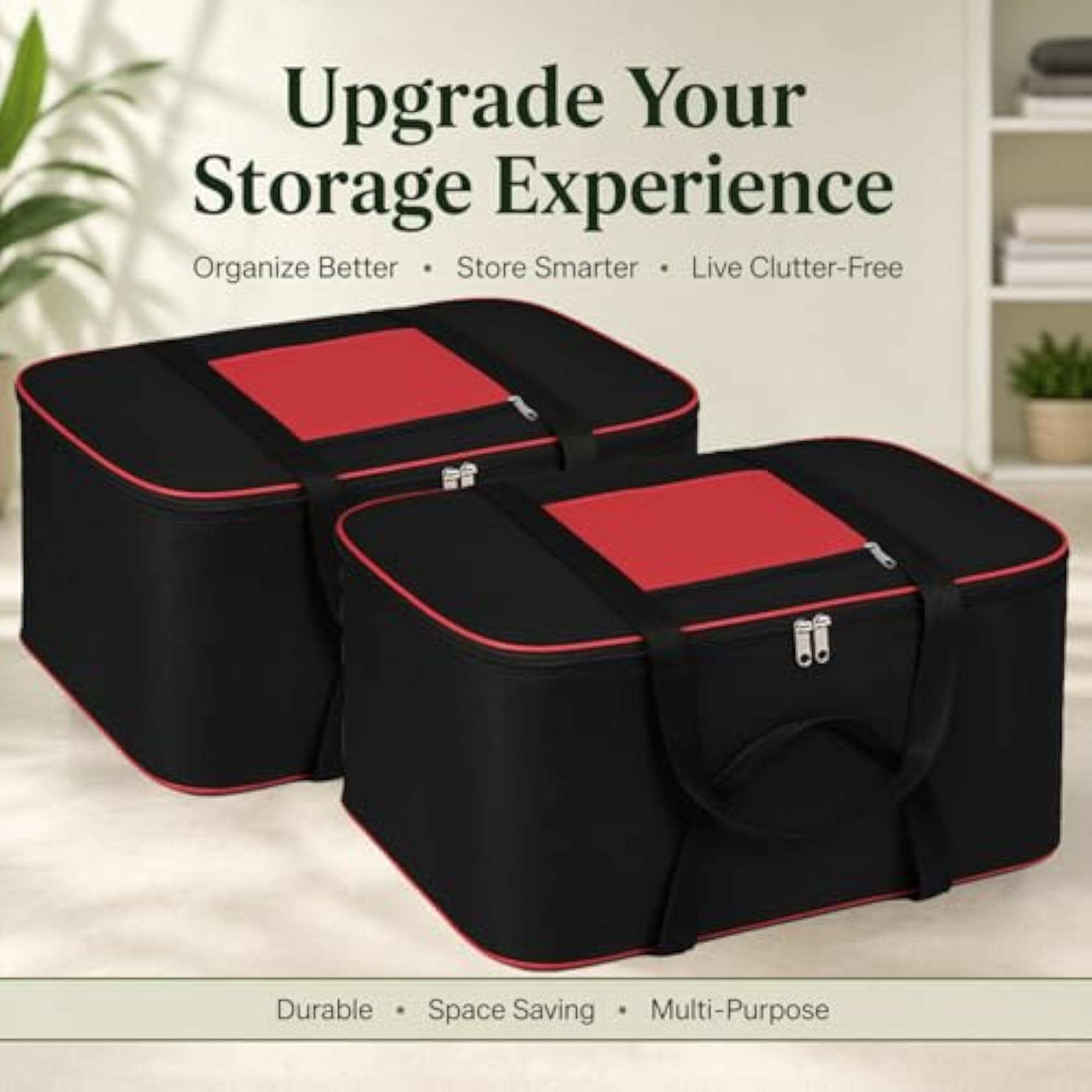 Underbed Storage Bags for Clothes, Pack of 4