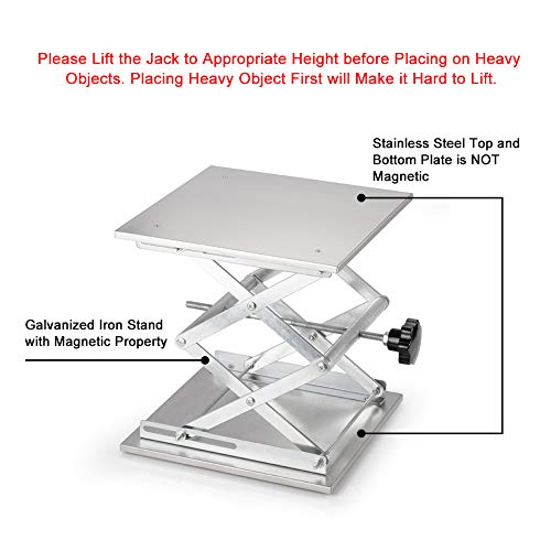 Stonylab 11.8 X 11.8 Inch Lab Scissors Jack, 300 X 300