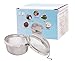 ECO-BEST 11 (tm) 18/8 Stainless Steel Ball, mesh Tea Strainer, Herb Infuser Giant Size 5 1/4 Inch, Muffin Cups