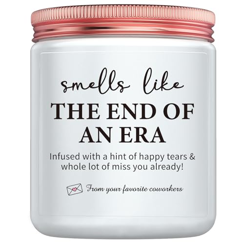 Funny Retirement Gift for Women, Men Goodbye Candle for Coworker Leaving Job, Farewell, Moving Away,Going Away Gifts for Coworkers, Boss, Friends, Teacher, Work Bestie Graduation Gift Idea