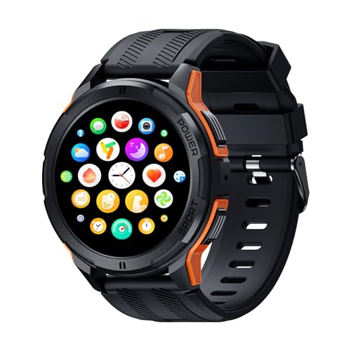 Hard Hat Watches - Rugged Smart Watch for Men, Foreman Smartwatch, Waterproof Digital Watch for The Toughest Jobs, with Fitness Trackers, Heart Rate Monitor, IP68, Pedometer, Workout Modes and More