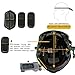 TACWJDM Airsoft Fast MH Helmet Set-Tactical Bump Helmet(4.5mm) with Upgraded Knob-Type Adjustable Suspension/Fade-Resistant 500D Helmet Cover -for Paintball Shooting Hunting(Green,L)