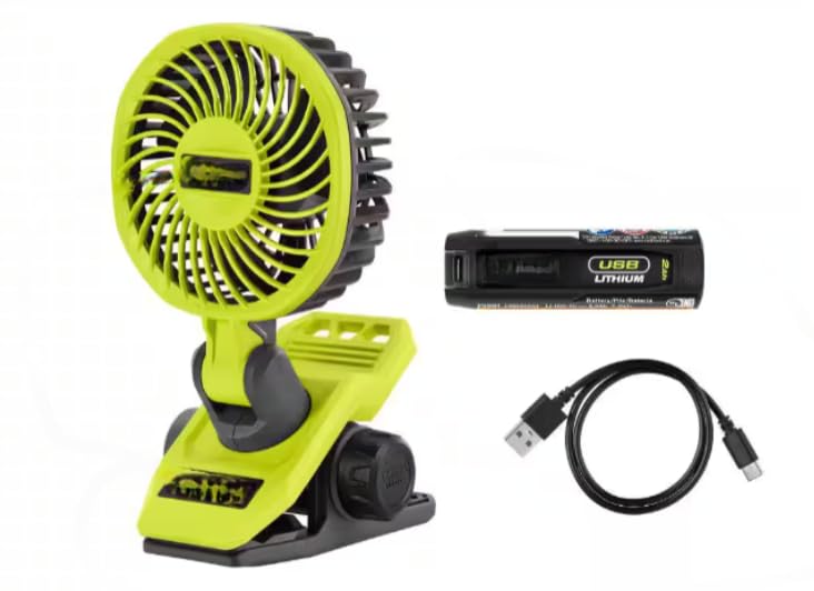 Amazon.com: FVF51K Fits For RYOBI USB Lithium Clamp Fan Kit with