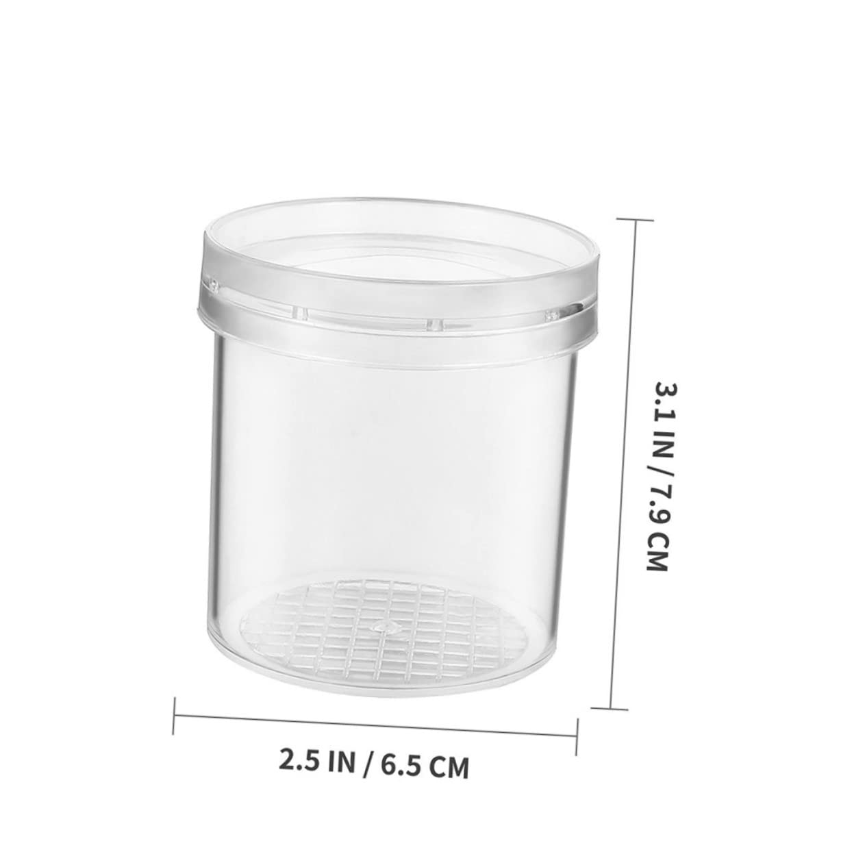 Cabilock Caja de Observación de Insectos Lupa, Plástico Portátil, 15 Piezas, Rejillas de Medición y Orificios de Ventilación para Niños | Rejillas de Medición, Orificios para Renovación de Aire, para Minerales y Pequeños Artrópodos