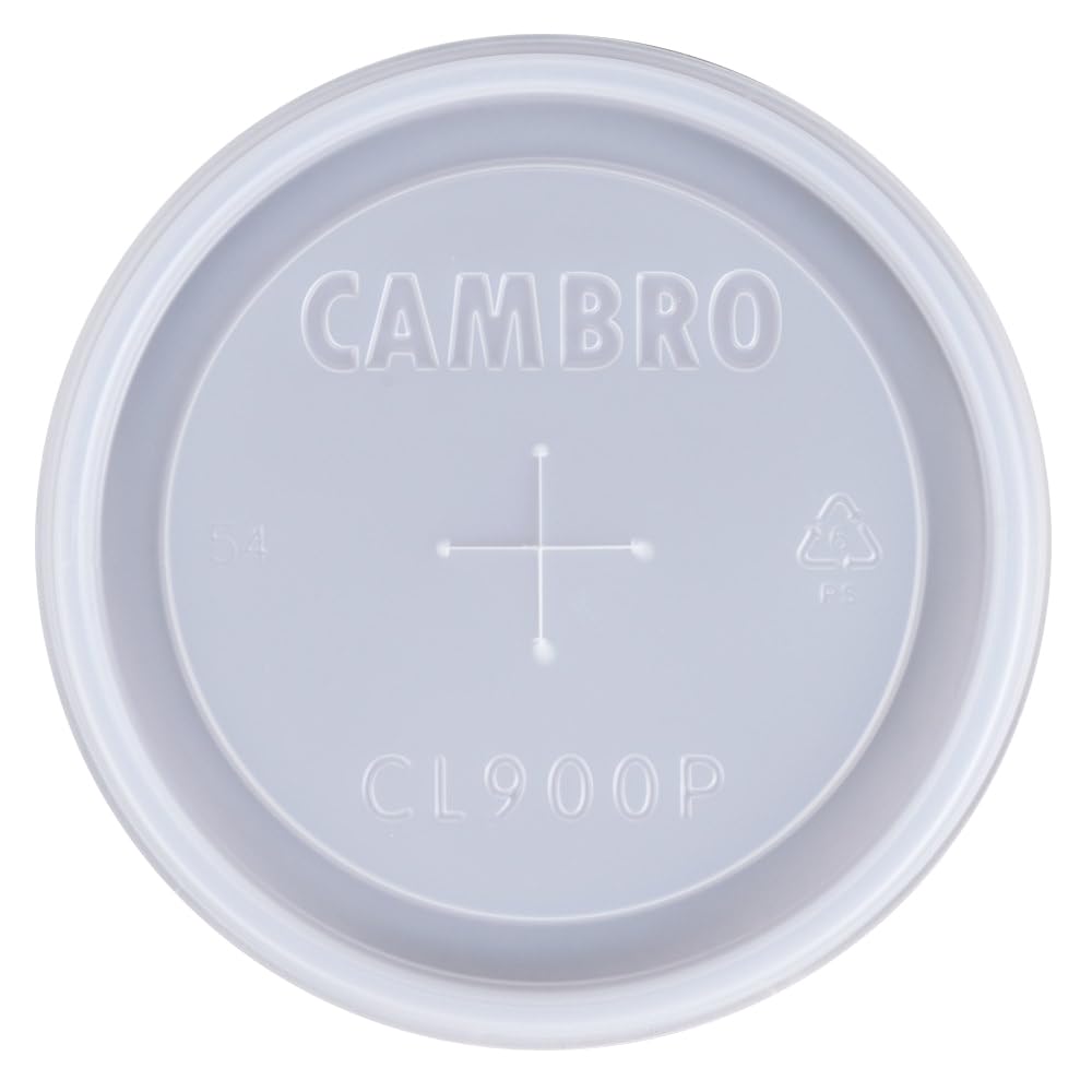 Couvercle jetable Cambro CL900P190 anti-fuite pour gobelets 900P