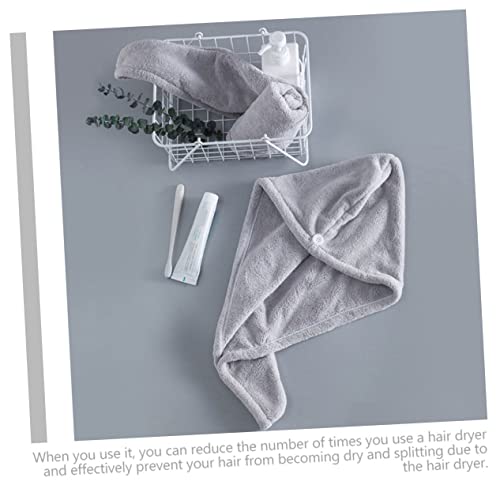 Balacoo 9 Peças Gorro De Cabelo Seco Envoltório De Cabelo De Secagem Toalha De Banho Confortável Tur