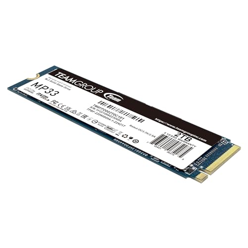 Image of TEAMGROUP MP33PRO 2TB SLC Cache 3D NAND TLC NVMe 1.3 PCIe Gen3x4 M.2 2280 Internal SSD R /W Speed Up to 3500 /3000 MB /s Laptop & Desktop TM8FPD002T0C101