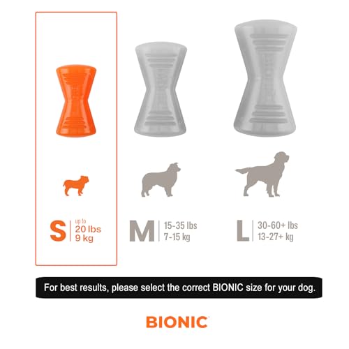 Bionic Bone Knochen, extrem widerstandsfähiges Hundespielzeug, 9,5cm