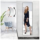 Full Length Wall Mirror Tiles,Glassless Mirror for Kids,Acrylic Extra Thick 1/8",40"x10" 4Pcs 10"x10