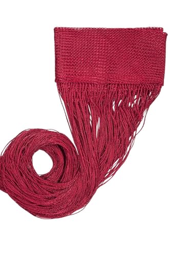 Tenda a Fili Elegante Porte Finestre Pannello Divisorio Camere Stanze Ambienti 100x200 Cm Bordeaux