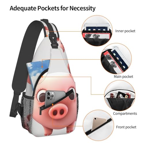 Bolso Cruzado para Hombre Mochila Bandolera Diagonal miniatura 4