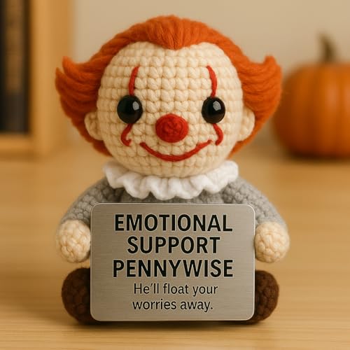 Muñecos de crochet personajes de horror hechos a mano miniatura 2