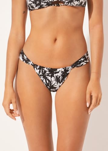 Woman's Brazilian Swimsuit Bottoms Palms2