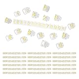 Instruction: Le Design Détachable Du Kit De Blocs De Prix Lettres Et Chiffres, Qui Sont Faciles À Désassembler Et À Assembler. Il Suffit De Sélectionner Les Chiffres Requis Et Ils Peuvent Être Facilement Assemblé Ensemble.