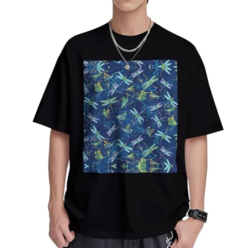 T-shirt libellule bleue pour femme : finis les hauts serrés avec cette tunique