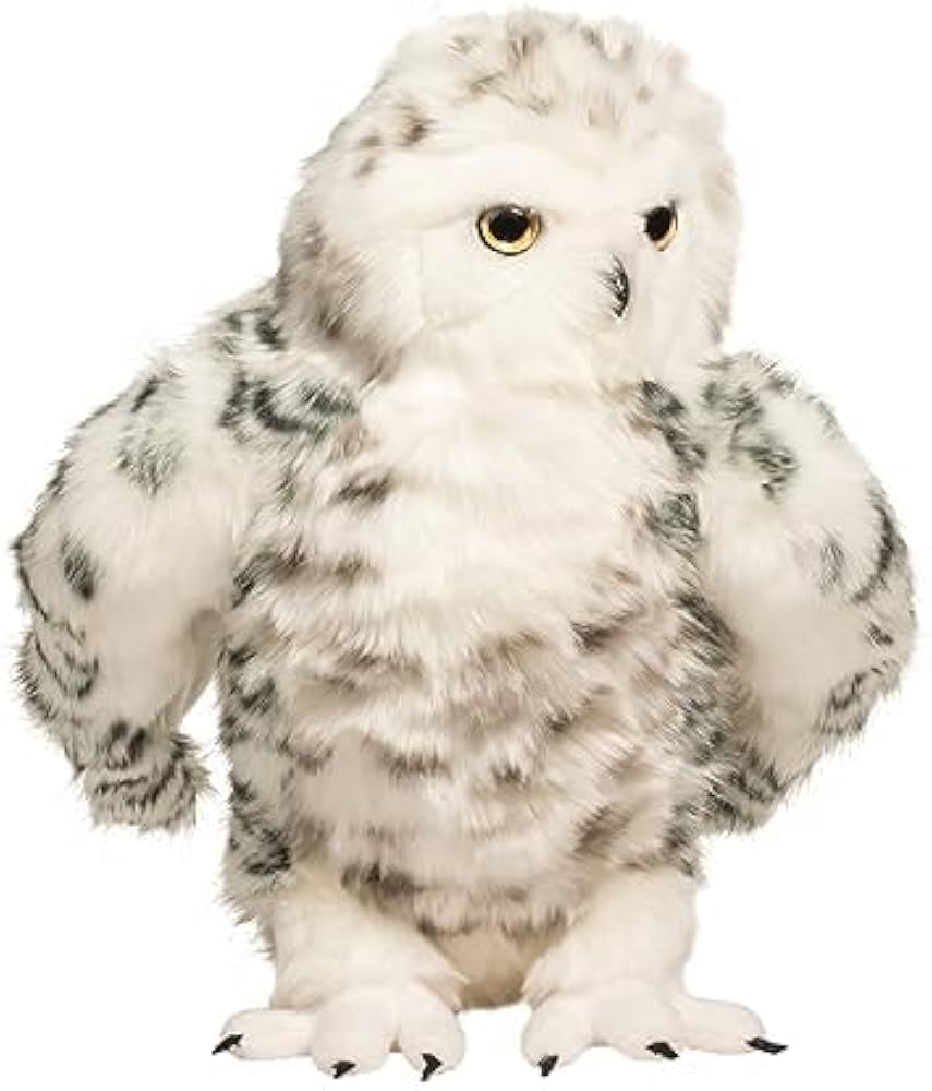 海外作家様作 ぬいぐるみ フクロウ 幸フクロウ M (ホワイト