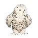 Douglas Shimmer Snowy Owl Plush Stuffed Animal with Jointed Head