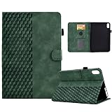 Vkooer Hülle für Lenovo Tab P11 (2nd Gen)/ Pad Plus 2023 (11,5 Zoll) Schutzhülle TB350FU / TB350XU PU Leder Flip Ständer Cover Hülle Würfel, Lenovo Tab P11 Gen 2 Tablet Taschen, Dunkelgrün